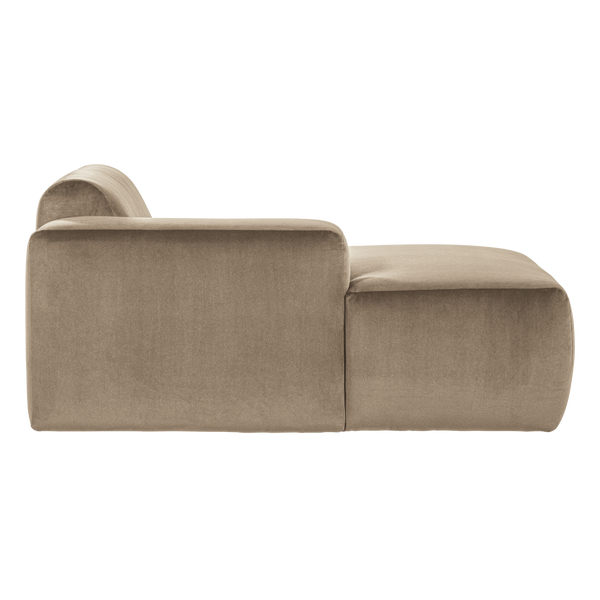 Mojo base chaise longue element links velvet khaki