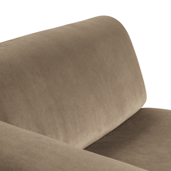 Mojo base chaise longue element links velvet khaki