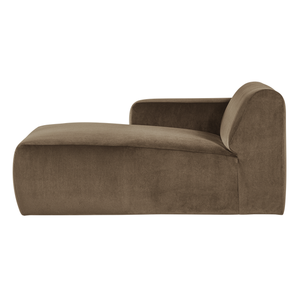 Mojo base chaise longue element links velvet taupe