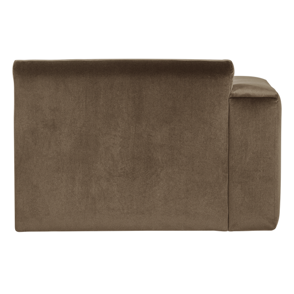 Mojo base chaise longue element links velvet taupe