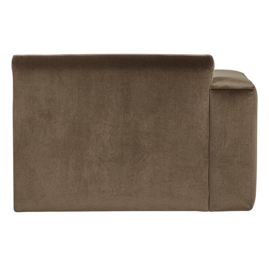 Mojo base chaise longue element links velvet taupe