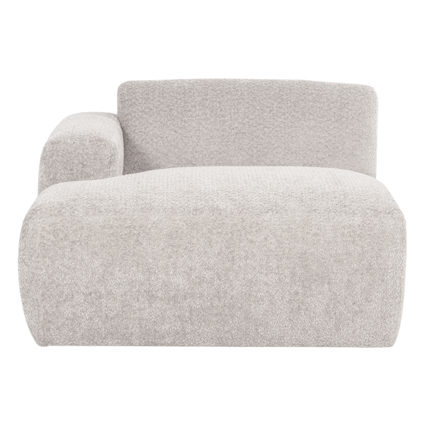 Mojo base chaise longue element links wollig ecru