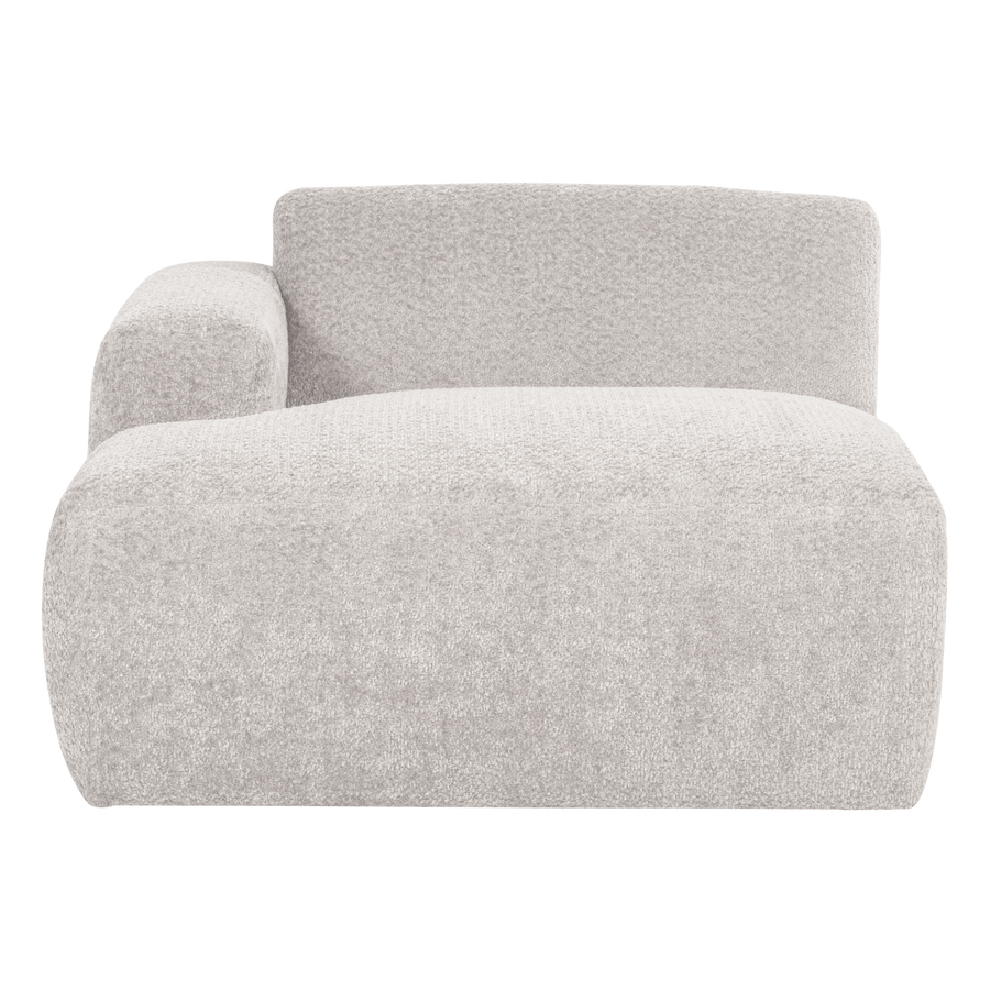 Mojo base chaise longue element links wollig ecru