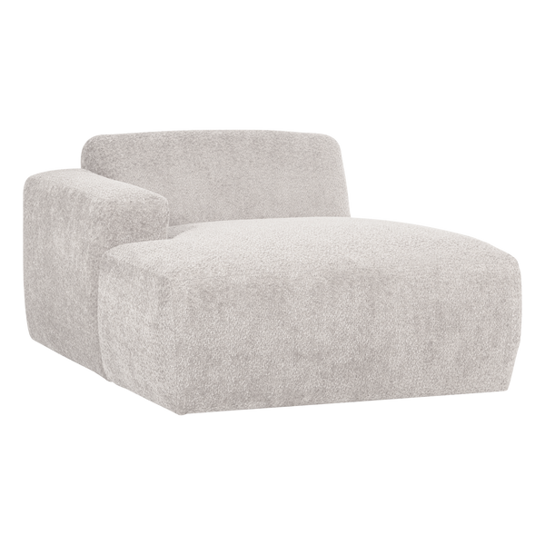 Mojo base chaise longue element links wollig ecru