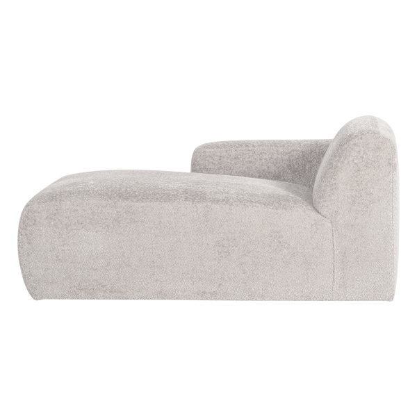 Mojo base chaise longue element links wollig ecru
