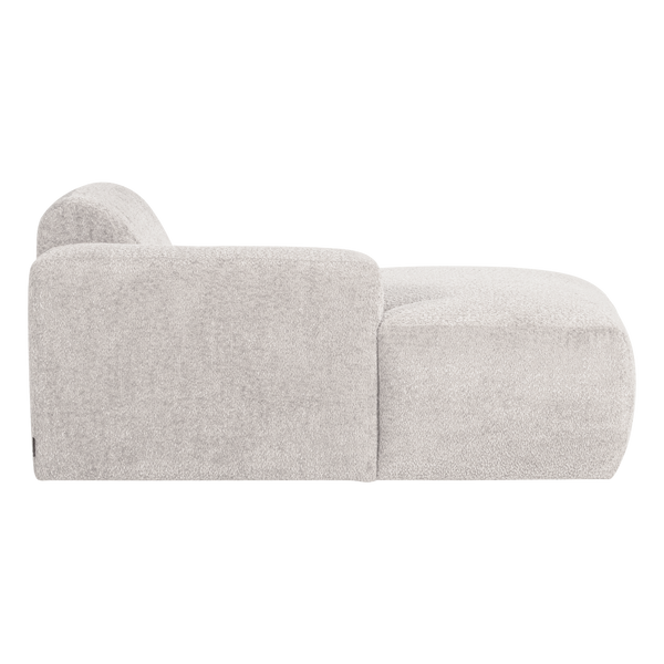 Mojo base chaise longue element links wollig ecru
