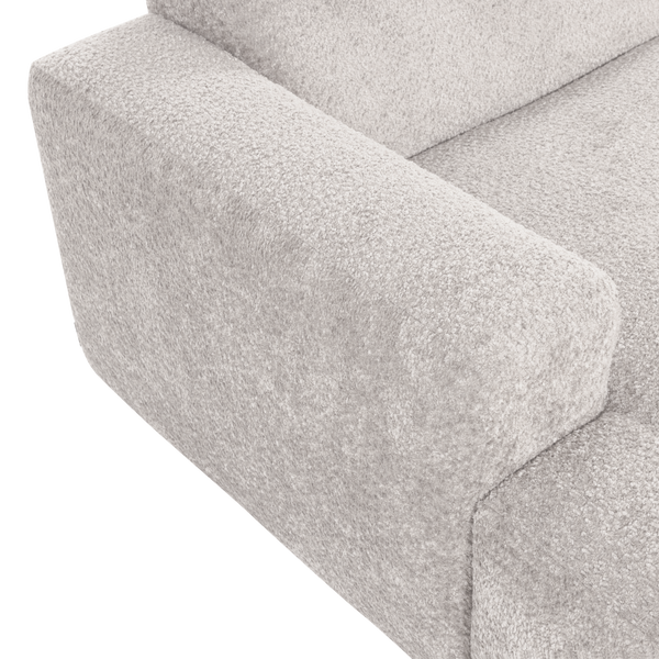 Mojo base chaise longue element links wollig ecru