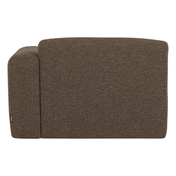 Mojo base chaise longue element rechts boucle bruin