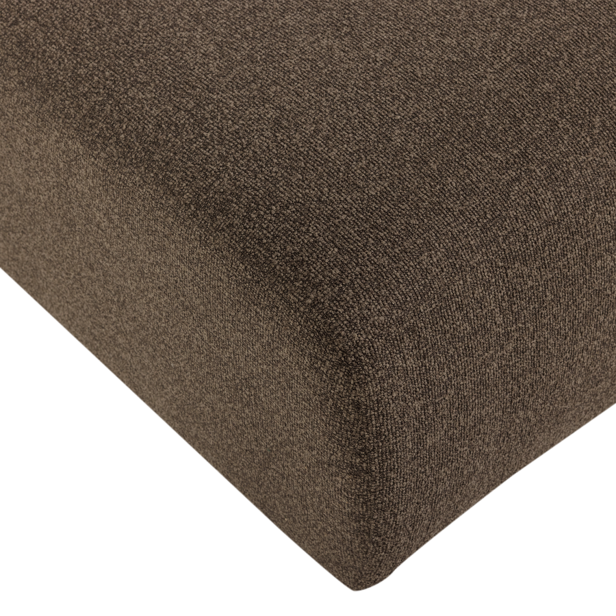 Mojo base chaise longue element rechts boucle bruin