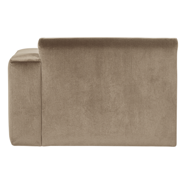 Mojo base chaise longue element rechts velvet khaki