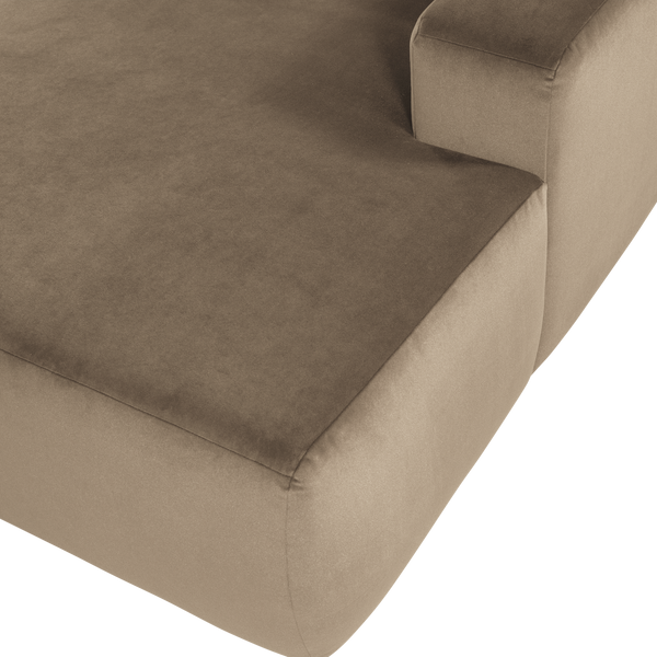 Mojo base chaise longue element rechts velvet khaki