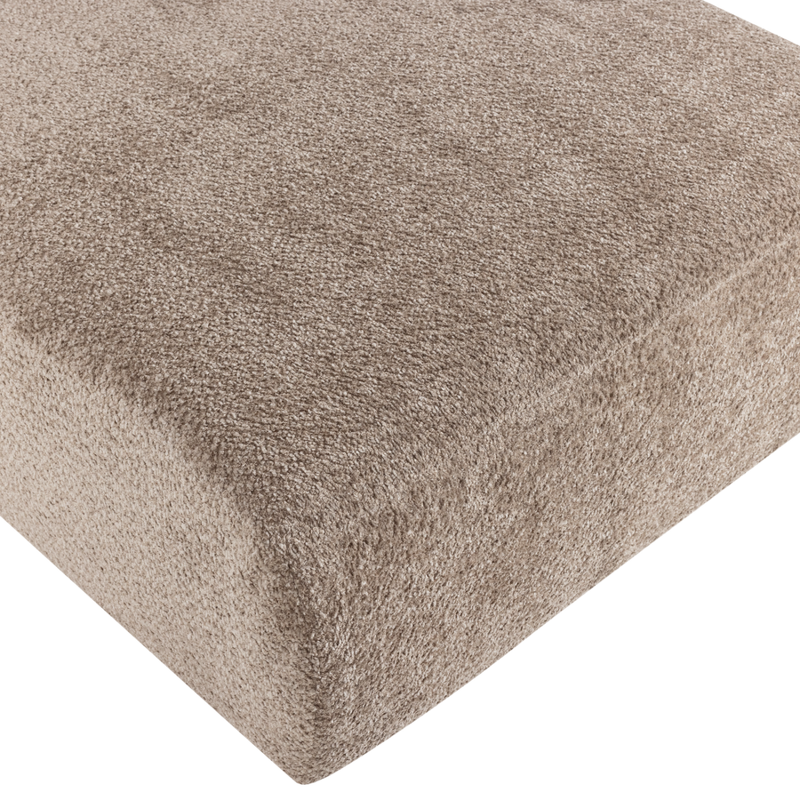 Mojo base chaise longue element rechts wollig donkerzand