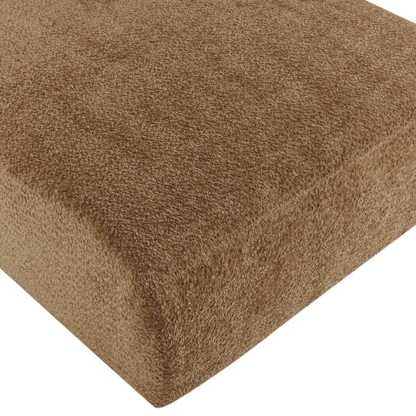 Mojo base chaise longue element rechts wollig honinggeel