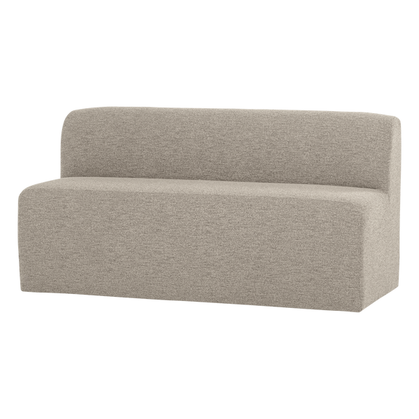 Mojo base eetbank 164 cm rugleuning boucle beige