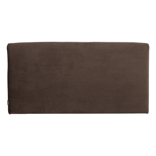 Mojo base eetbank 164 cm rugleuning velvet bruin