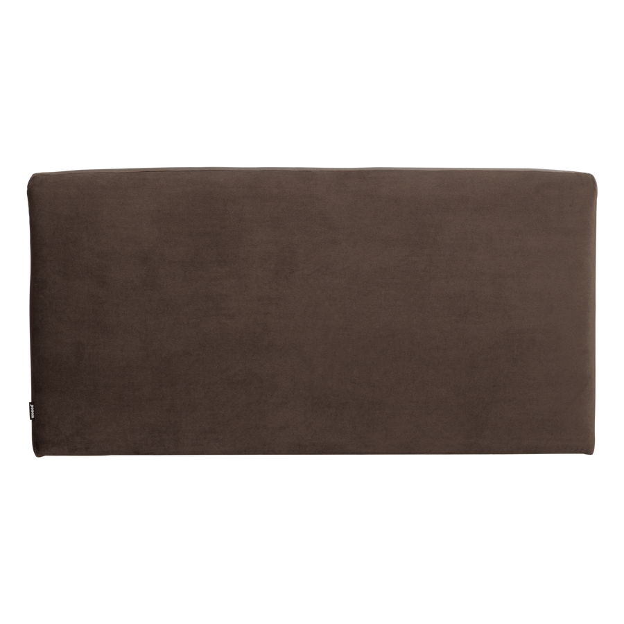 Mojo base eetbank 164 cm rugleuning velvet bruin