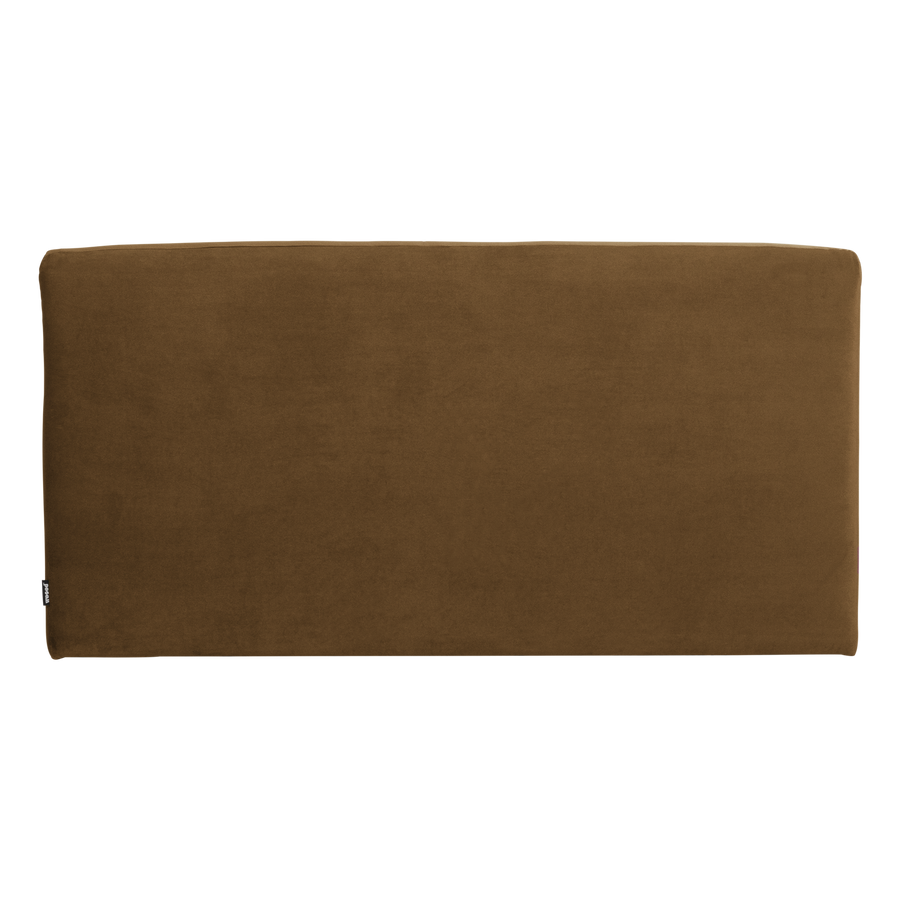 Mojo base eetbank 164 cm rugleuning velvet honinggeel