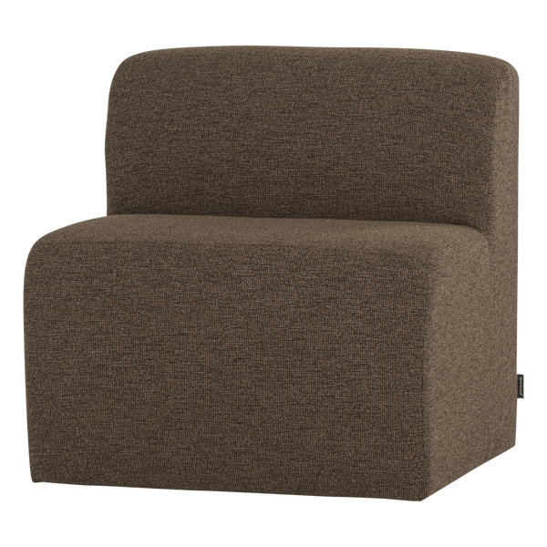 Mojo base eetbank 84 cm rugleuning boucle bruin