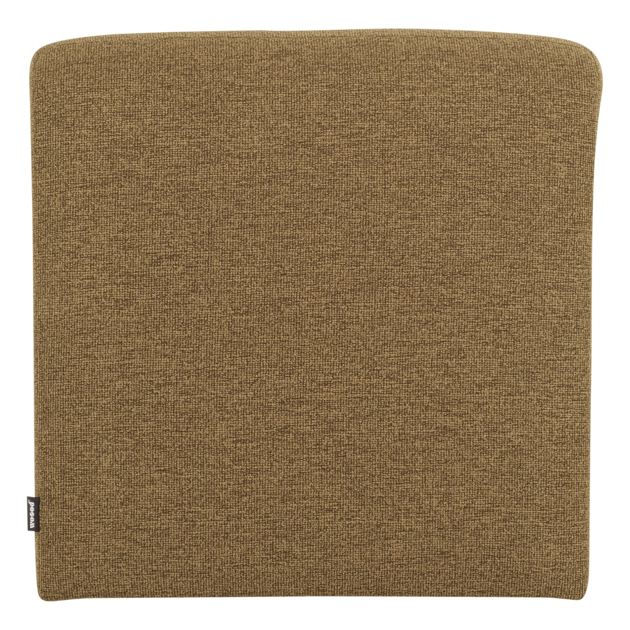 Mojo base eetbank 84 cm rugleuning boucle geel/bruin