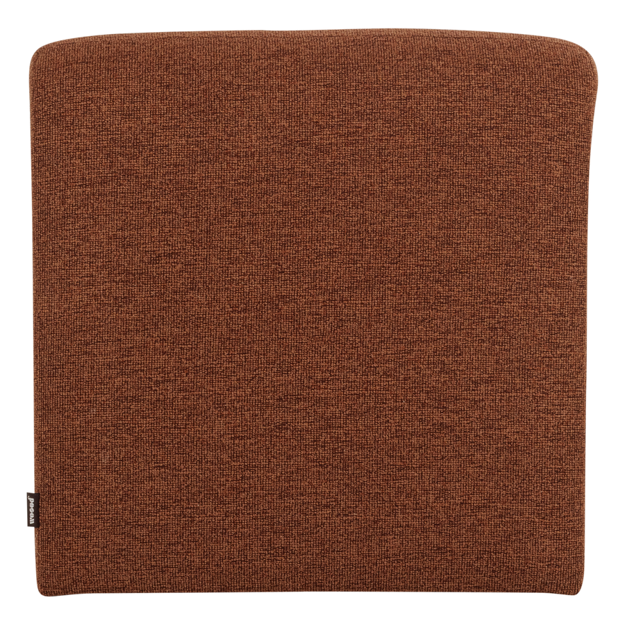 Mojo base eetbank 84 cm rugleuning boucle roestbruin