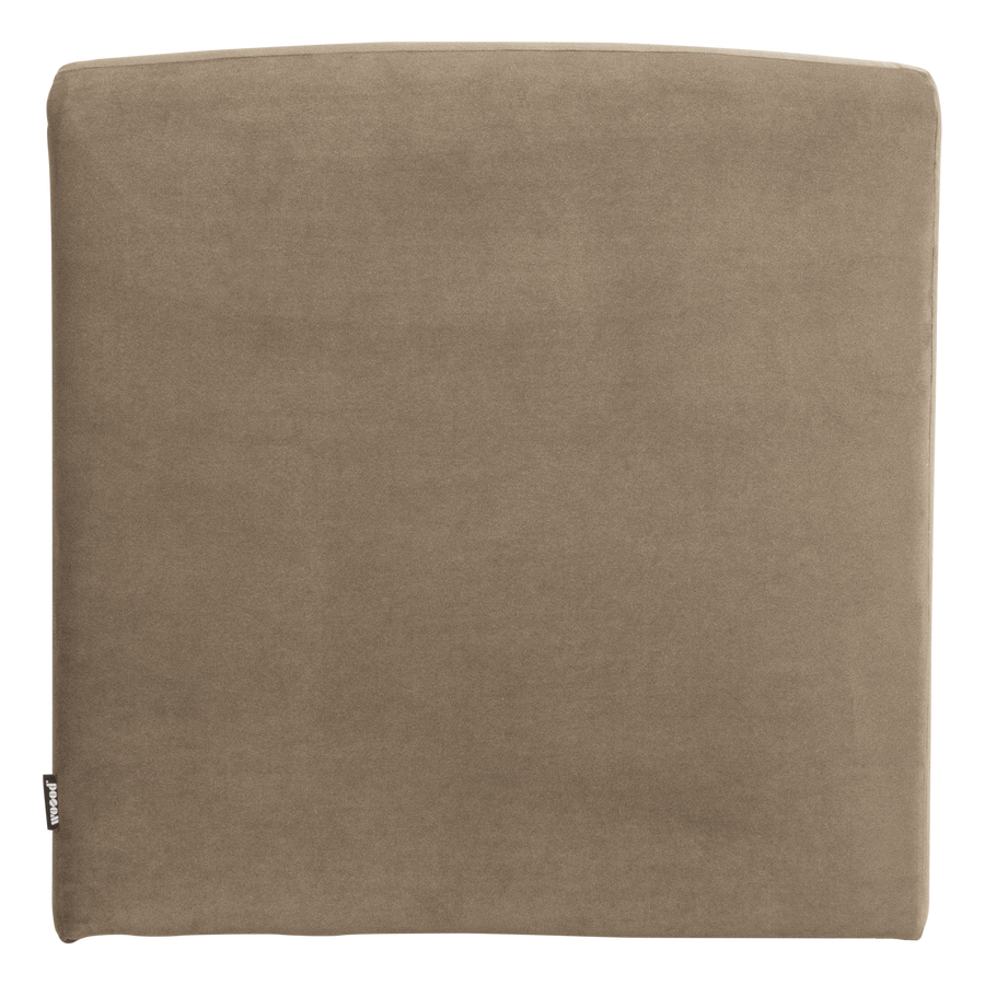 Mojo base eetbank 84 cm rugleuning velvet khaki