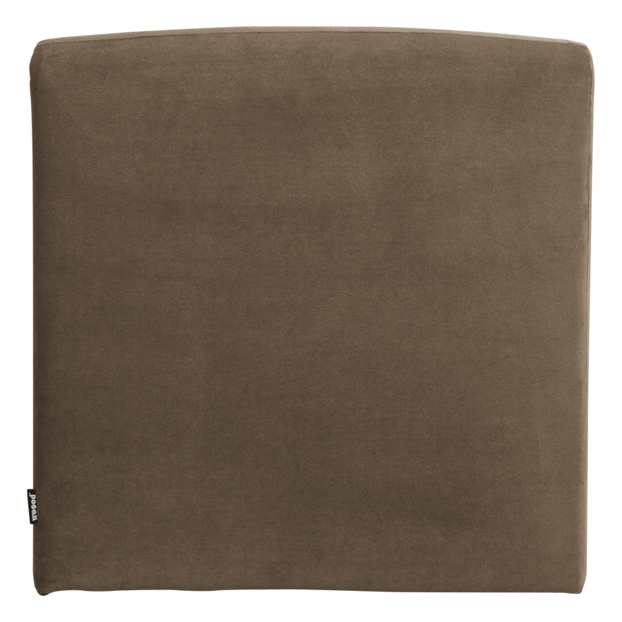 Mojo base eetbank 84 cm rugleuning velvet taupe