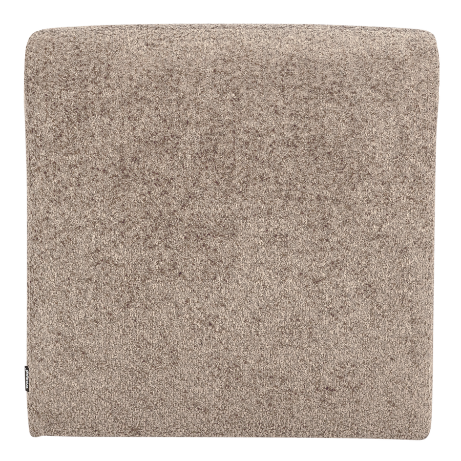 Mojo base eetbank 84 cm rugleuning wollig donkerzand
