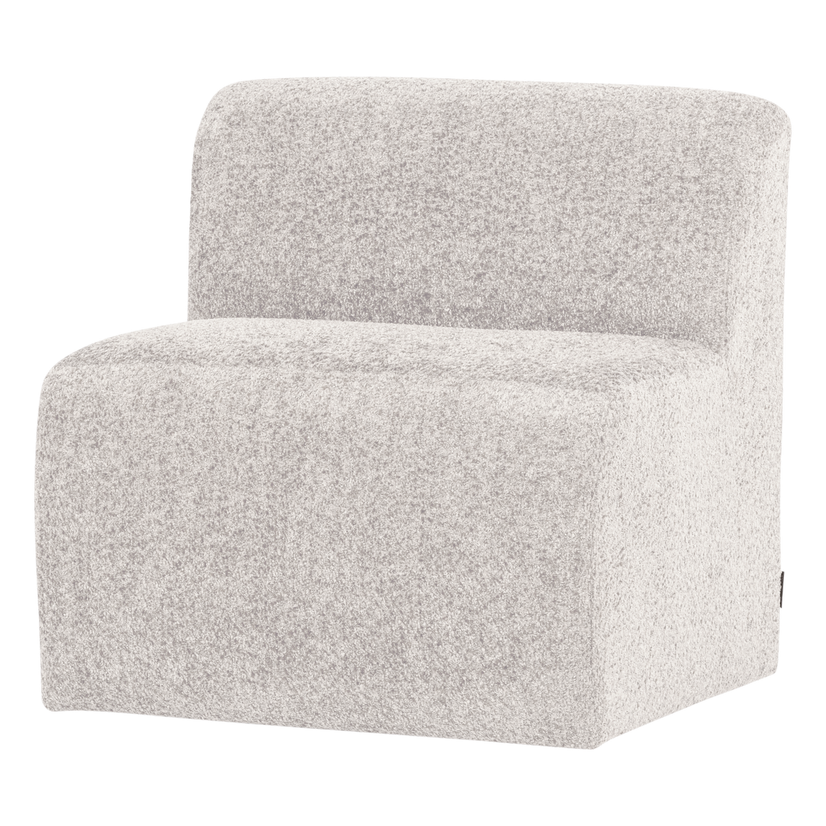Mojo base eetbank 84 cm rugleuning wollig ecru
