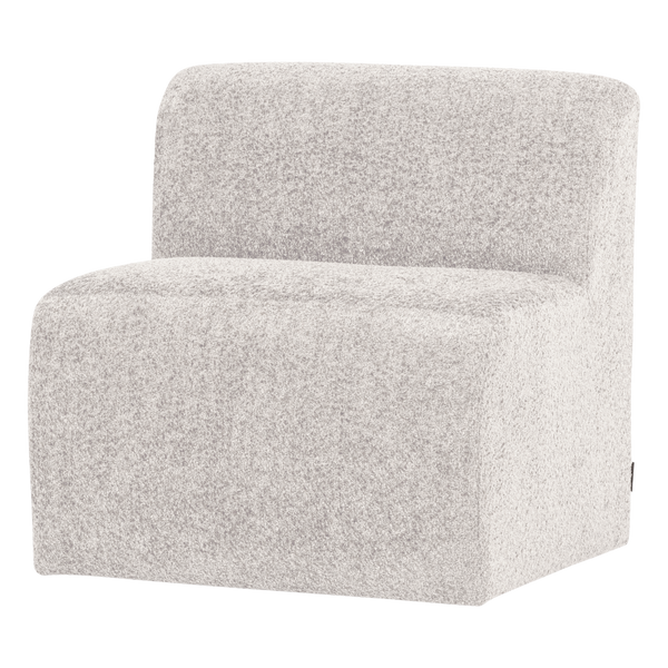 Mojo base eetbank 84 cm rugleuning wollig ecru