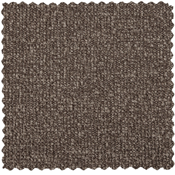 Mojo base eetbank hoek rond rugleuning boucle bruin