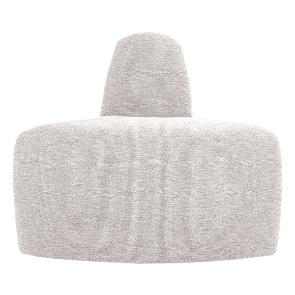 Mojo base eetbank hoek rond rugleuning boucle ecru