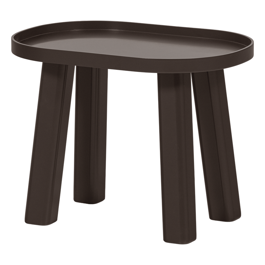 Mosa bijzettafel hout 60 x 41 cm donkerbruin