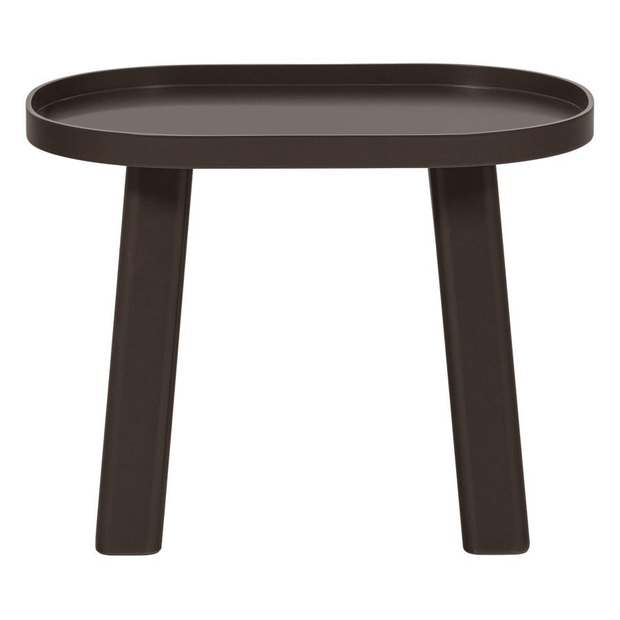 Mosa bijzettafel hout 60 x 41 cm donkerbruin