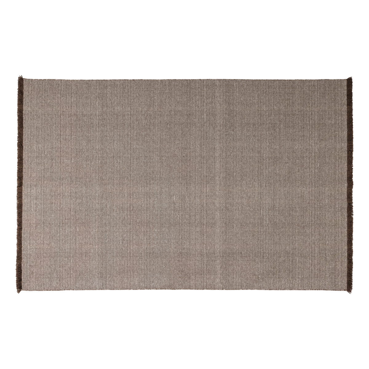Weavly vloerkleed 170 x 240 cm wol bruin/naturel