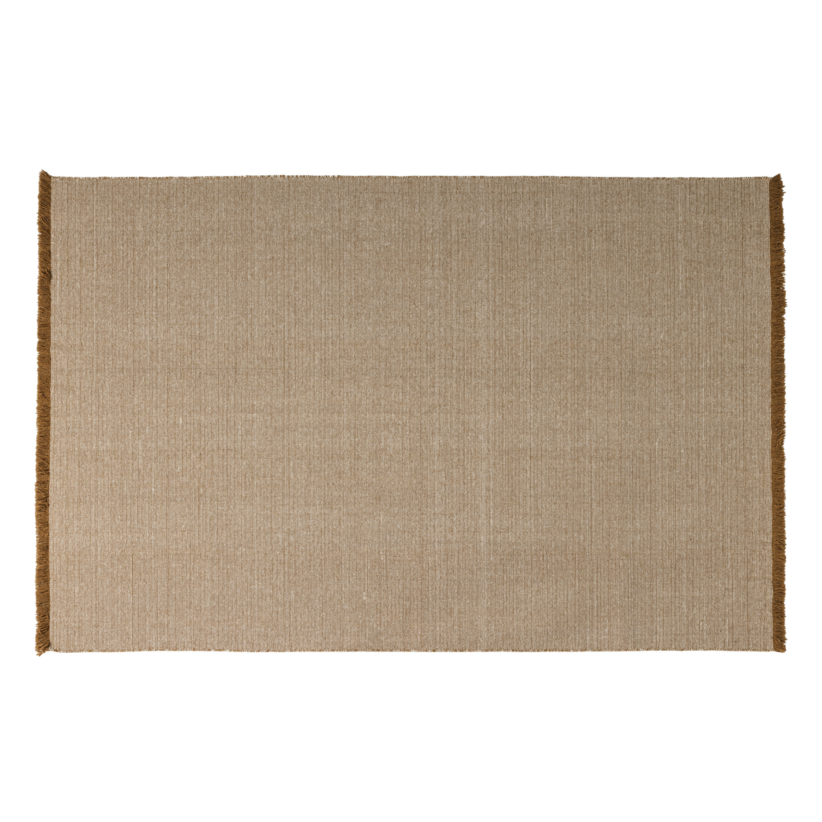 Weavly vloerkleed 170 x 240 cm wol lichtbruin/naturel