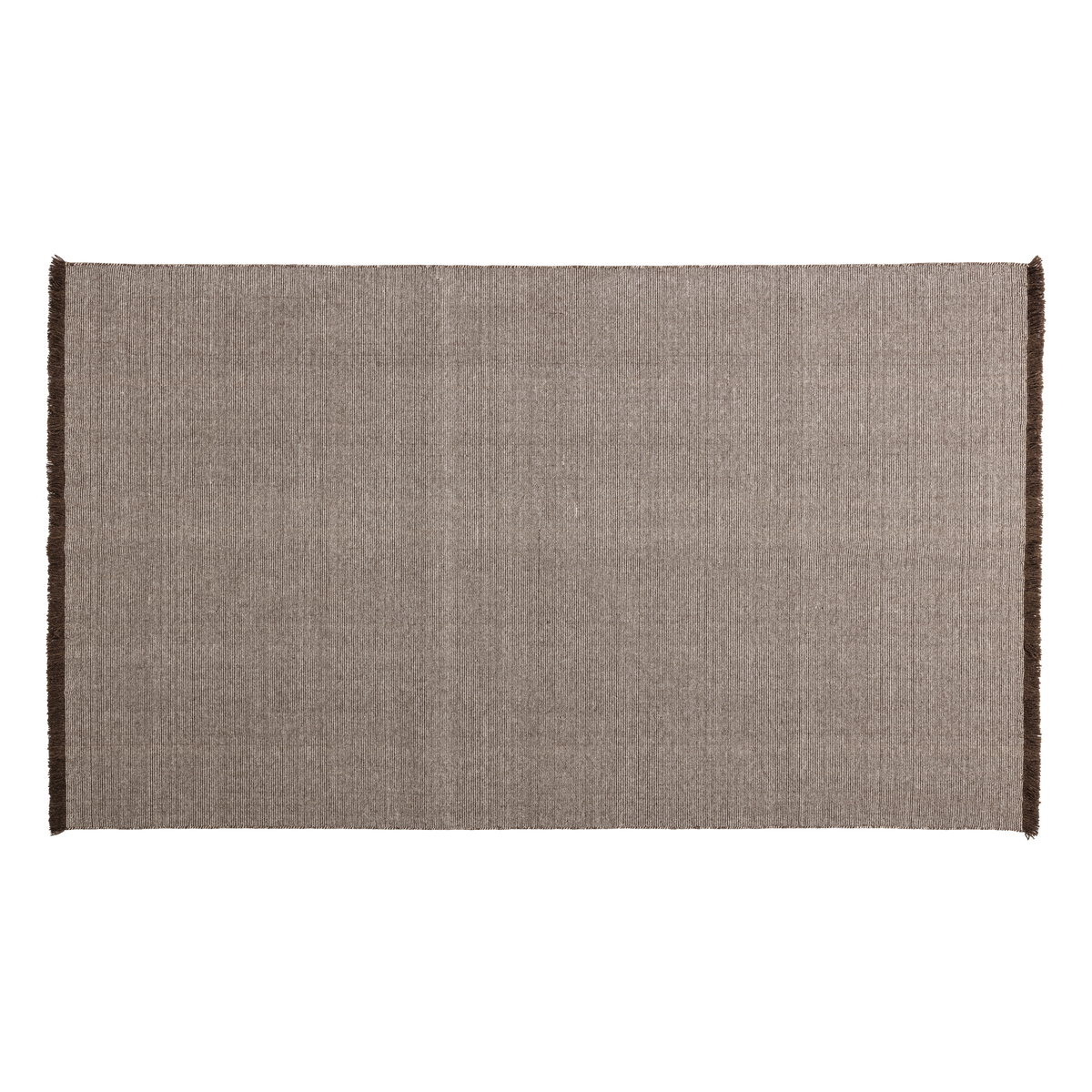 Weavly vloerkleed 200 x 300 cm wol bruin/naturel