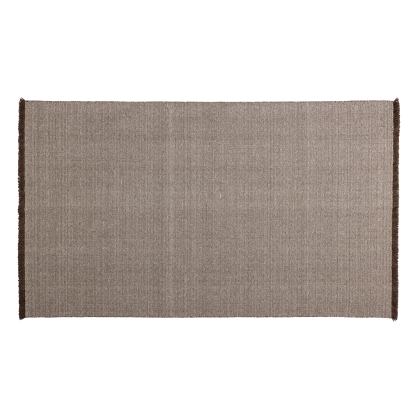Weavly vloerkleed 200 x 300 cm wol bruin/naturel