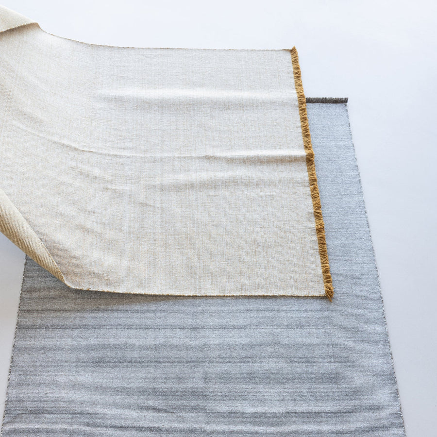 Weavly vloerkleed 200 x 300 cm wol bruin/naturel