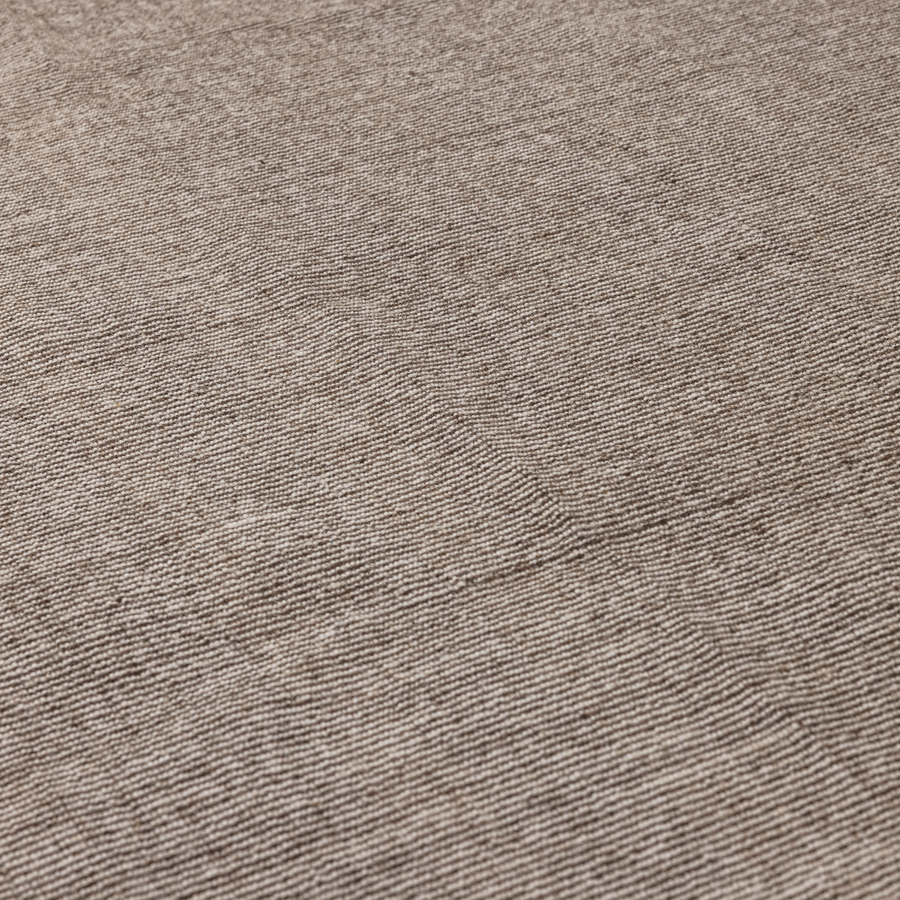 Weavly vloerkleed 200 x 300 cm wol bruin/naturel