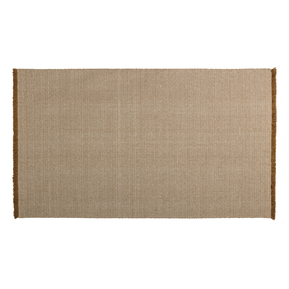 Weavly vloerkleed 200 x 300 cm wol lichtbruin/naturel