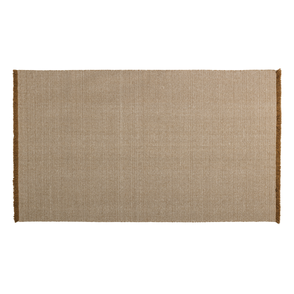 Weavly vloerkleed 200 x 300 cm wol lichtbruin/naturel