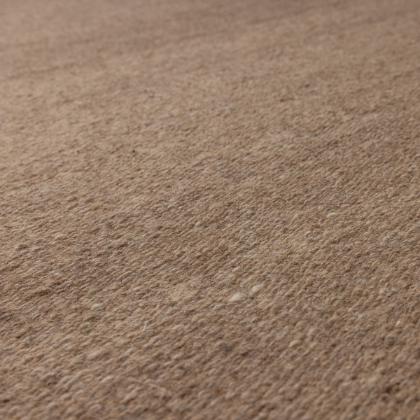 Milio organisch vloerkleed 170 x 240 cm wol/katoen zand