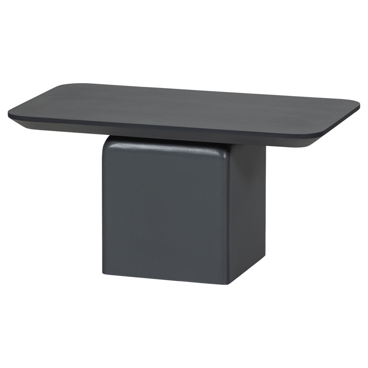 Tov bijzettafel hout donkergrijs