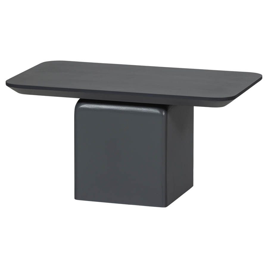 Tov bijzettafel hout donkergrijs