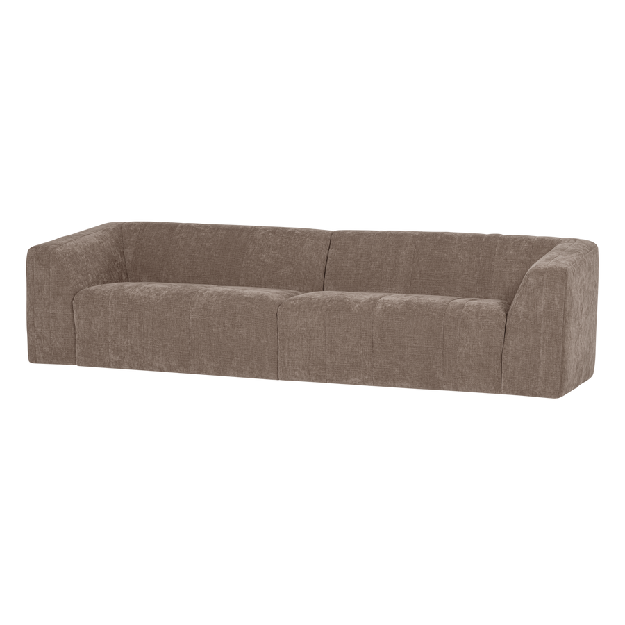 Omaire 4-zits zitbank chenille taupe