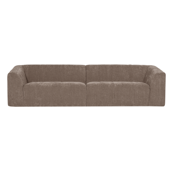 Omaire 4-zits zitbank chenille taupe
