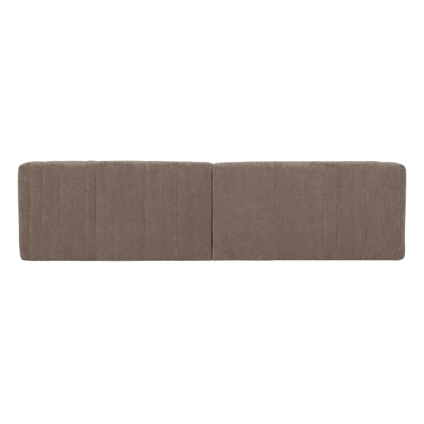 Omaire 4-zits zitbank chenille taupe