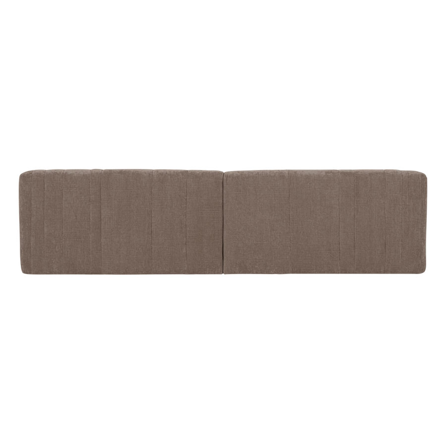 Omaire 4-zits zitbank chenille taupe