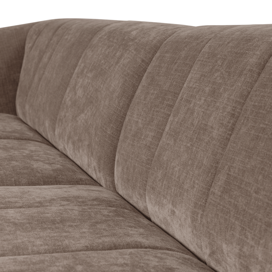 Omaire 4-zits zitbank chenille taupe