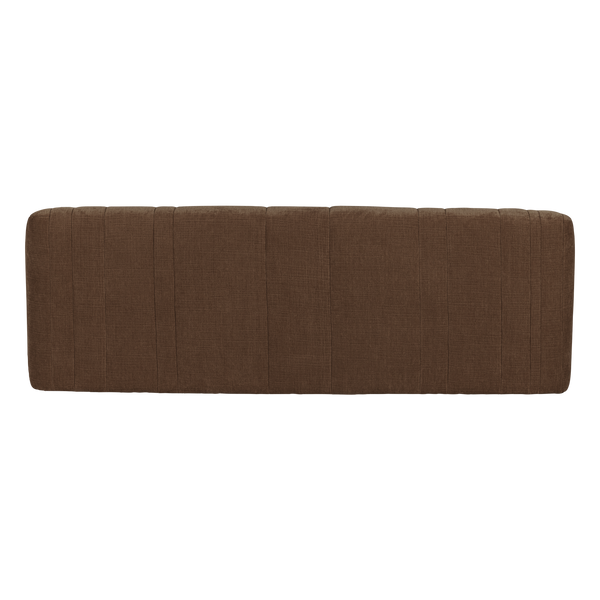 Omaire 2-zits zitbank chenille lichtbruin